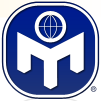 Mensa logo in blue and white