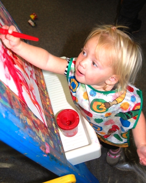 Finger painting is part of finger play.